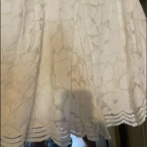 Torrid lace white shorts
